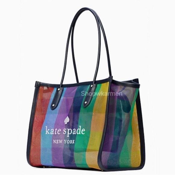 Kate Spade Ella Extra Large Rainbow Tote - Picture 2 of 7